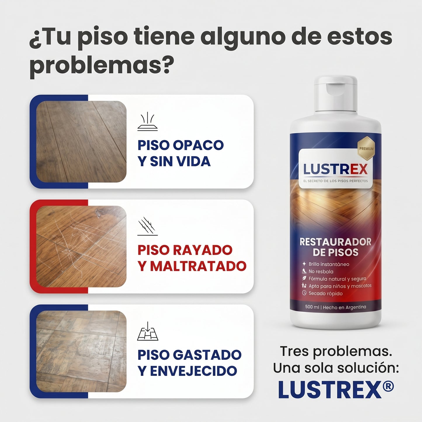 LUSTREX® – Devolvé el brillo original a tus pisos.