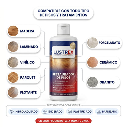 LUSTREX® – Devolvé el brillo original a tus pisos.
