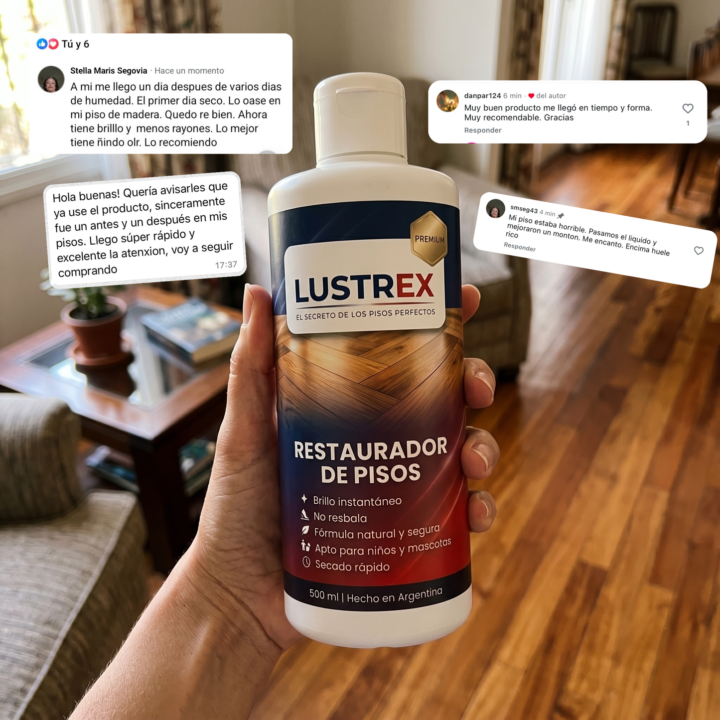 LUSTREX® – Devolvé el brillo original a tus pisos.